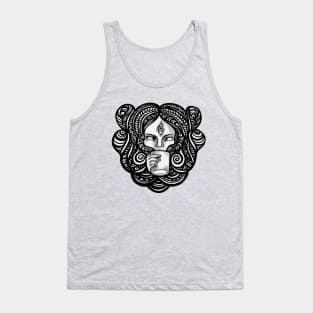 Trippy Coffee Girl Tank Top